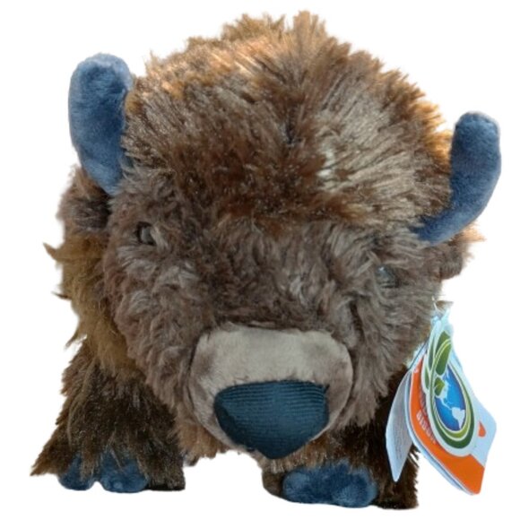 Cuddlekins Bison Plush Stuffed Animal by Wild Republic Kid Gifts Zoo Animals NWT - Picture 2 of 4